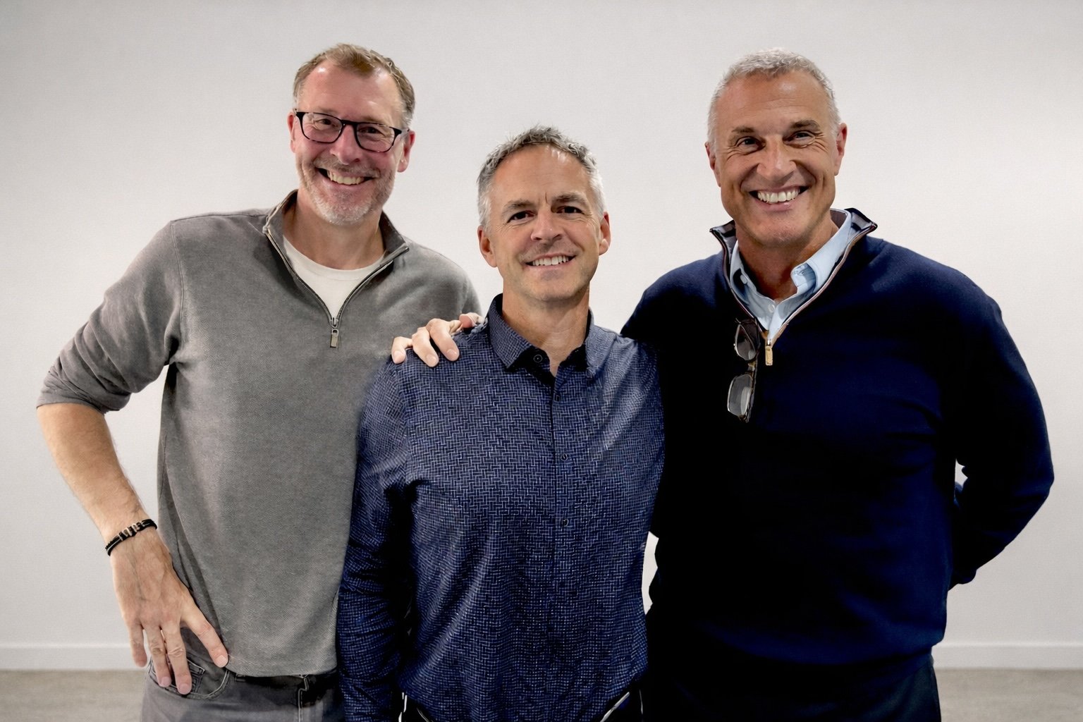 Jeff Bender, Jean Soucy, Marcus Perez.