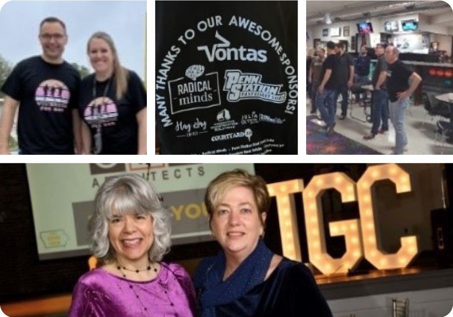 Vontas employees participating in local fundraisers.