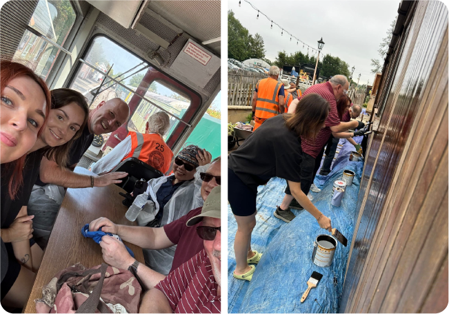 Harris employees give back to their community.