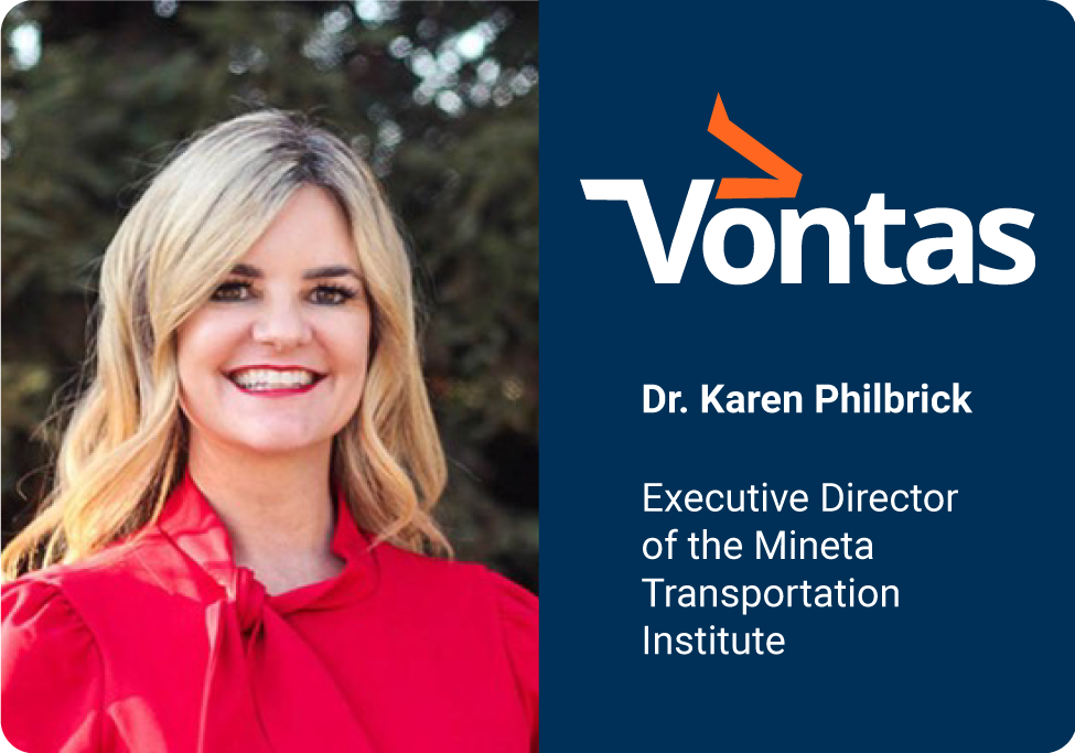 Headshot of Dr. Karen Philbrick, Executive Director of the Mineta Transportation Institute